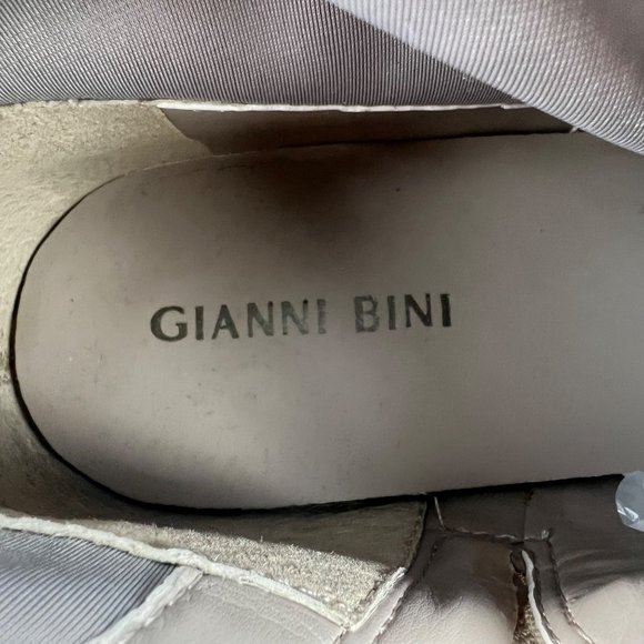 Gianni Bini Womens Fremaux Over the Knee Boots Taupe Tan Microsuede OTK size 6 - Picture 9 of 13